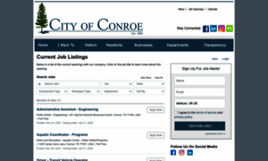 Cityofconroe.applicantpro.com thumbnail