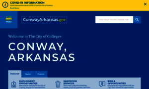 Cityofconway-ar.gov thumbnail