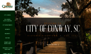 Cityofconway.com thumbnail