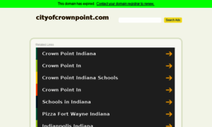 Cityofcrownpoint.com thumbnail