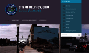 Cityofdelphos.com thumbnail