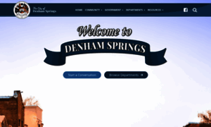 Cityofdenhamsprings.com thumbnail