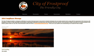 Cityoffrostproof.com thumbnail