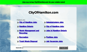 Cityofhamilton.com thumbnail