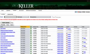 Cityofkeller.legistar.com thumbnail