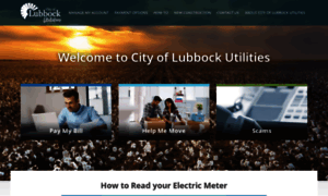 Cityoflubbockutilities.com thumbnail