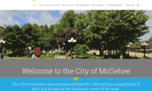 Cityofmcgehee.com thumbnail