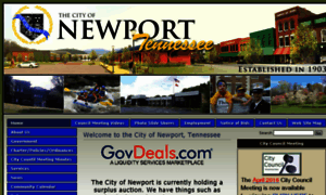 Cityofnewport-tn.com thumbnail