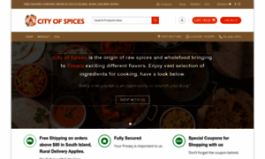 Cityofspices.co.nz thumbnail