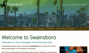 Cityofswainsboro.org thumbnail