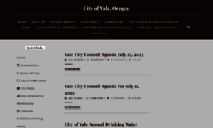 Cityofvale.com thumbnail