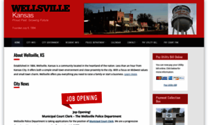 Cityofwellsvilleks.org thumbnail