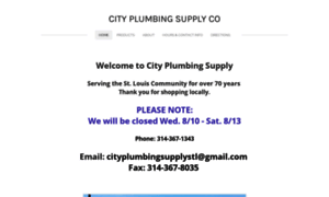 Cityplumbingsupplyco.com thumbnail