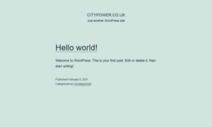 Citypower.co.uk thumbnail