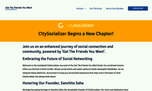 Citysocializer.com thumbnail
