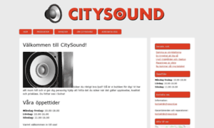 Citysound.se thumbnail