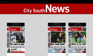 Citysouthnews.localnewspapers.today thumbnail