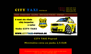 Citytaxi-poprad.sk thumbnail