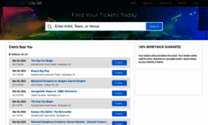 Cityticketsonline.org thumbnail