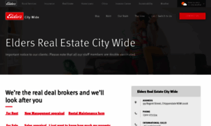 Citywide.eldersrealestate.com.au thumbnail