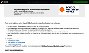 Citywidephysicaleducationco2016.sched.org thumbnail