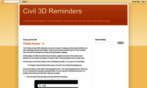 Civil3dreminders.com thumbnail