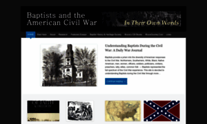 Civilwarbaptists.com thumbnail