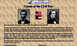 Civilwarcauses.org thumbnail