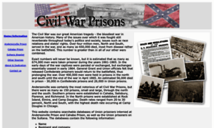 Civilwarprisoners.com thumbnail