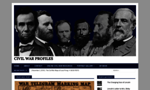 Civilwarprofiles.com thumbnail