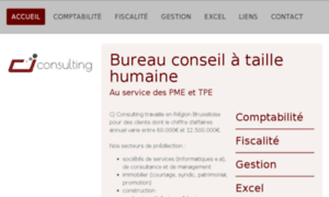 Cj-consulting.be thumbnail