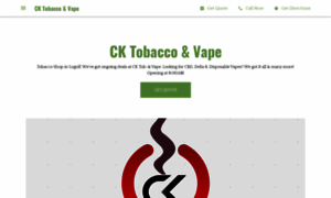 Cktobaccovape.com thumbnail