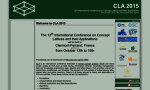 Cla2015.isima.fr thumbnail