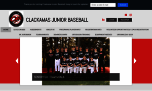 Clackamasjuniorbaseball.com thumbnail