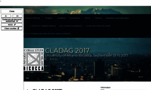 Cladag2017.unimib.it thumbnail