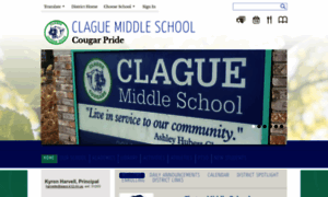 Clague.a2schools.org thumbnail