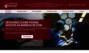 Clairepichon-avocat-lyon.com thumbnail