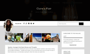 Claires-flair.com thumbnail