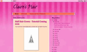 Claireshair.blogspot.com thumbnail