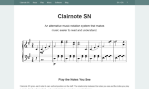 Clairnote.org thumbnail