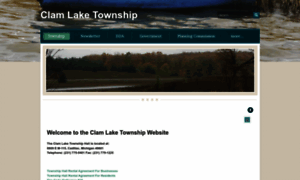 Clamlaketownship.org thumbnail