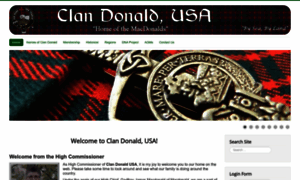 Clandonaldusa.org thumbnail