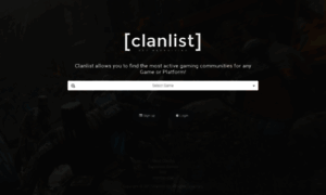 Clanlist.io thumbnail