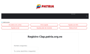 Clap-patria.org.ve thumbnail