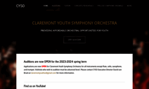 Claremontyouthsymphony.org thumbnail