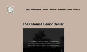 Clarenceseniorcenter.org thumbnail