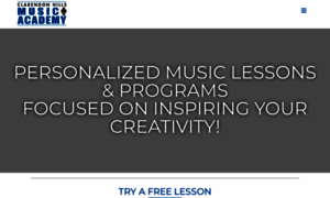 Clarendonhillsmusicacademy.com thumbnail