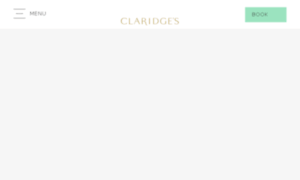 Claridges.co.uk thumbnail