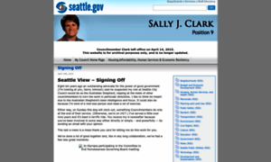 Clark.seattle.gov thumbnail