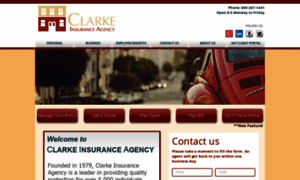 Clarkeinsurance.com thumbnail